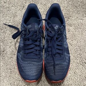 Nike Internationalist Navy and pink Athletic Shoes